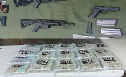 Aseguran un millón 300 mil dólares escondidos en bodega de OXXO en Sonora