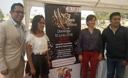 ​Alistan carrera en Cuautitlán por décimo aniversario del Tren Suburbano