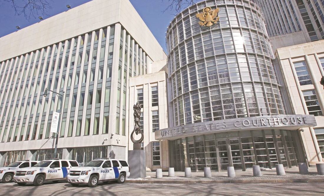 Se espera que Genaro García Luna sea trasladado a Brooklyn y llegue a la misma sala en la que El Chapo fue condenado. Foto/ARCHIVO EL UNIVERSAL