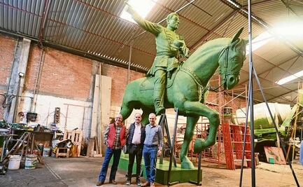 Puebla rinde tributo a Zaragoza con escultura