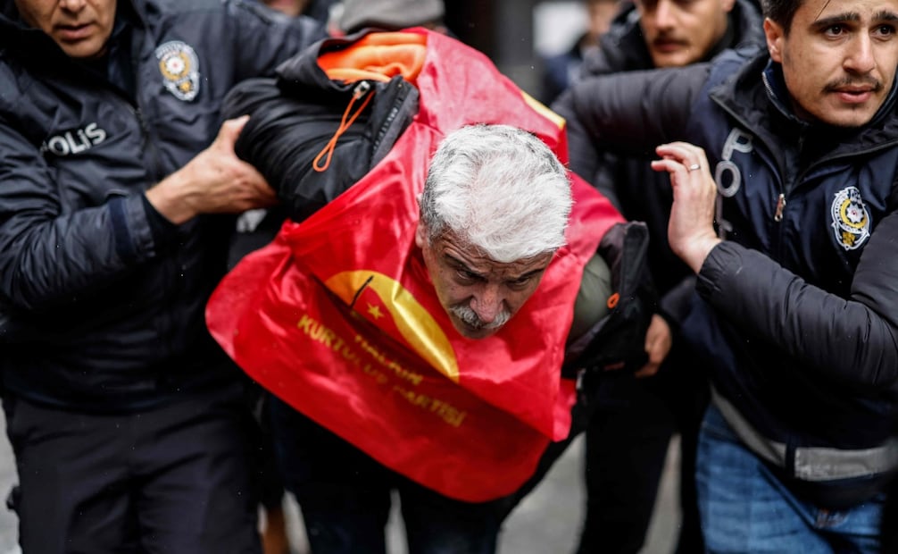 Medios reportaron un aproximado de 600 detenidos durante las manifestaciones. Foto: AFP.