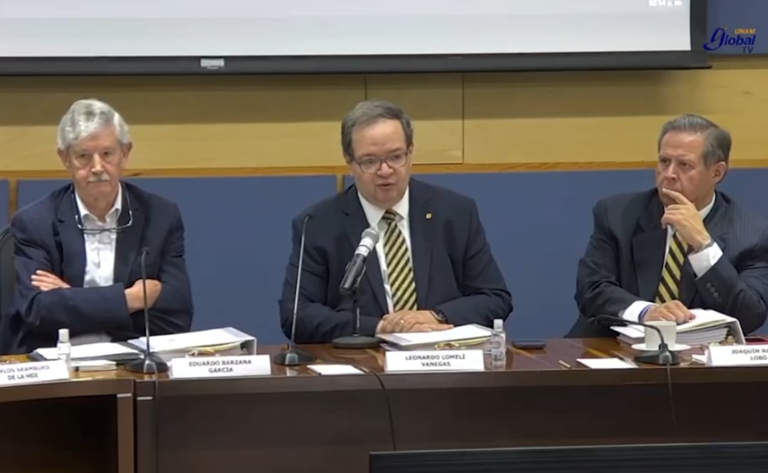 Comisión Técnica de la UNAM por revisión del procedimiento del examen y los resultados del Concurso de Selección de Ingreso a Licenciatura 2026 (27/07/2026). Foto: Especial
