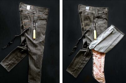 Conoce los jeans que traen bolsas de aire incluidas para viajes seguros
