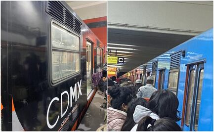 Se descompone frente a la Guardia Nacional tren de la Línea 7 del Metro