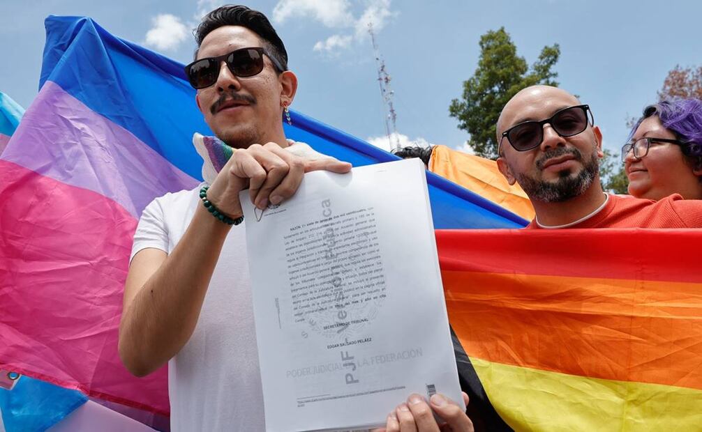 Integrantes de la agrupación Fuera del Clóset, de la comunidad LGBT+ en el Edomex / Foto: Jorge Alvarado