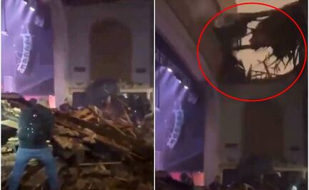 VIDEO: Se derrumba techo en pleno concierto de metal en EU; hay al menos un muerto