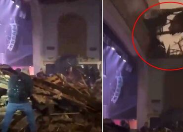 VIDEO: Se derrumba techo en pleno concierto de metal en EU; hay al menos un muerto