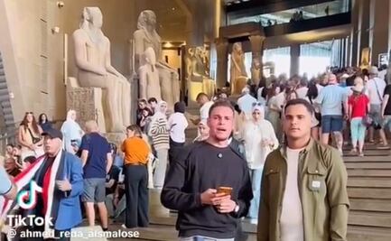 VIDEO: Tiktoker es detenido por recitar versículos del Corán en el Gran Museo Egipcio