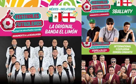 La Original Banda Limón, 3BALLMTY y La Sonora Dinamita encabezarán conciertos en festivales futboleros de CDMX este 5 de julio; toma nota 