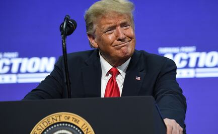 Pese a repunte de contagios en EU, Trump dice que muro "frenó al Covid"