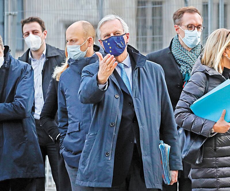 Michel Barnier, principal negociador de la UE. Foto: FRANK AUGSTEIN. AP