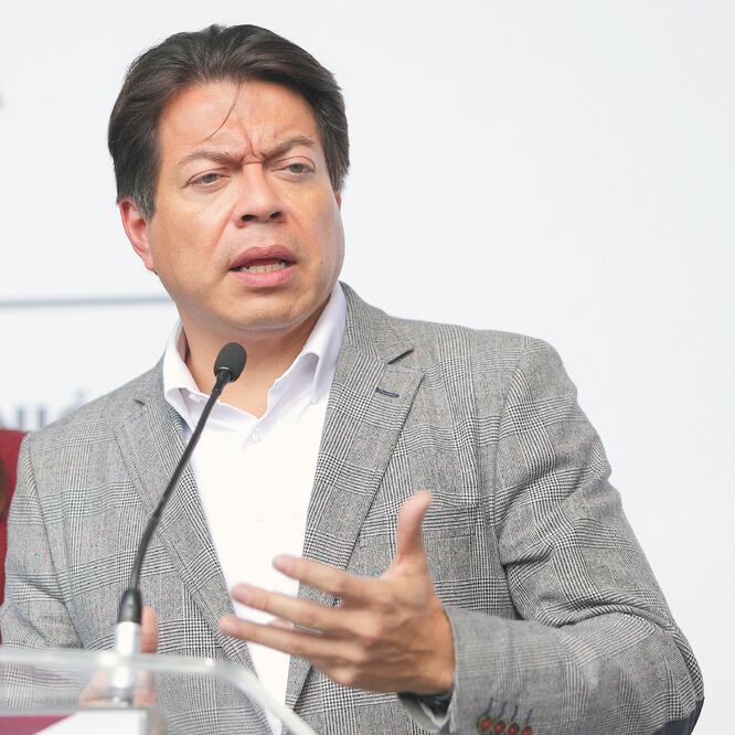 Obligaciones. Mario Delgado explicó que los detalles sobre el alcance de la Ley de Amnistía los tendría que determinar la FGR. ARCHIVO EL UNIVERSAL