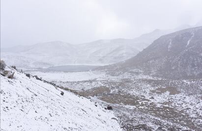 FOTOS: Ajusco y el Nevado de Toluca se pintan de blanco y así se ven