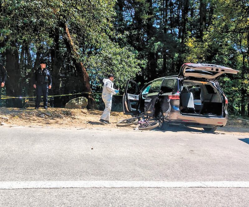 Autoridades capitalinas descartan el robo, pues los agresores no sustrajeron las pertenencias de la víctima y su esposa, que fueron a andar en bicicleta. Foto: Especial