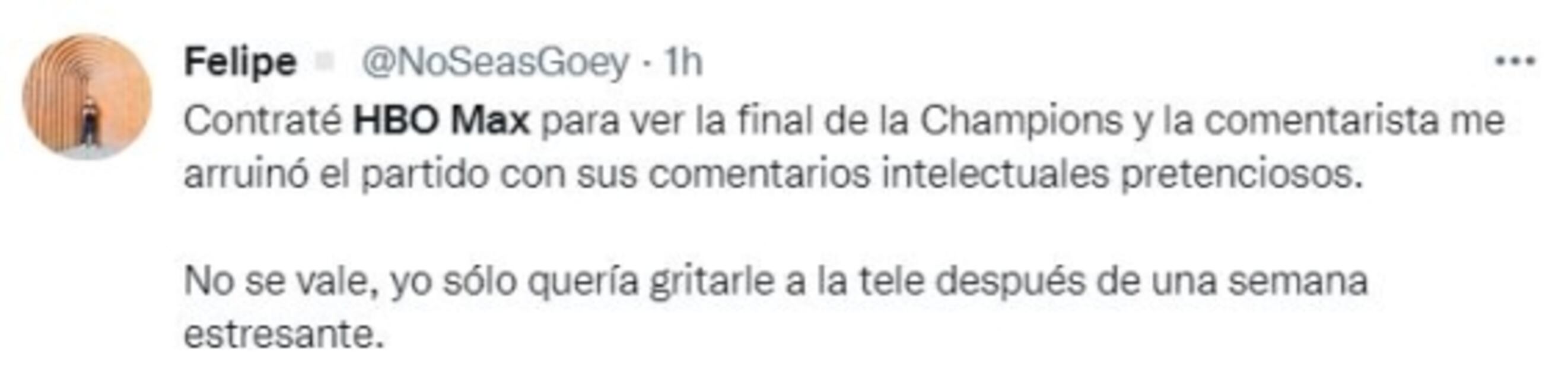 Aficionados se quejan de la transmisión de la final de la Champions League