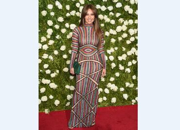 Thalía, en la alfombra roja de los Tony 2017