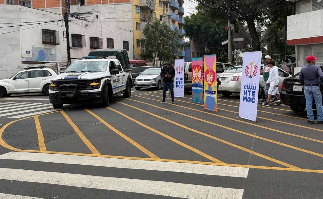 Alcaldía Cuauhtémoc renueva 3 mil 657 metros cuadrados de asfalto en la colonia Doctores; mejoran luminarias.
Foto: Especial.