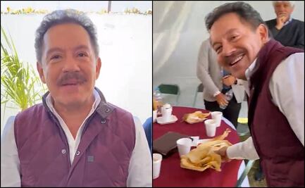 Ignacio Mier presume "tamalazo" con compañeros de la secundaria en Campeche