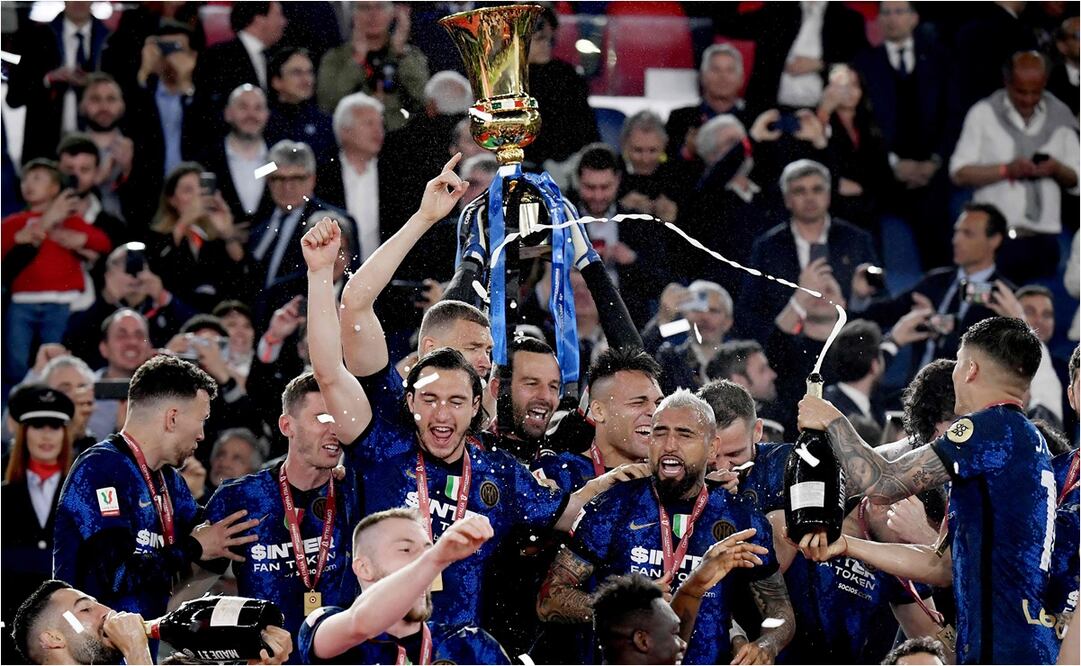 Inter de Milán golea a la Juventus y conquista la Coppa Italia / FOTO: AFP
