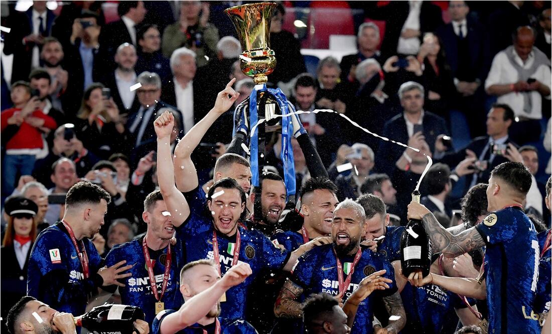 Inter de Milán golea a la Juventus y conquista la Coppa Italia / FOTO: AFP