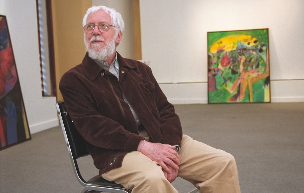 Roger von Gunten, pintor.
Foto: EL UNIVERSAL, archivo