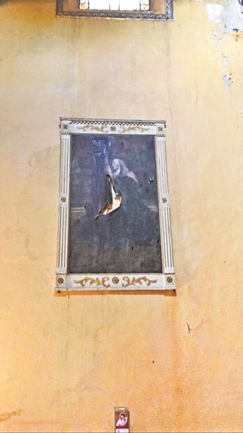 Pinturas, órgano, vitrales y campanario, destruidos en la Santa Veracruz