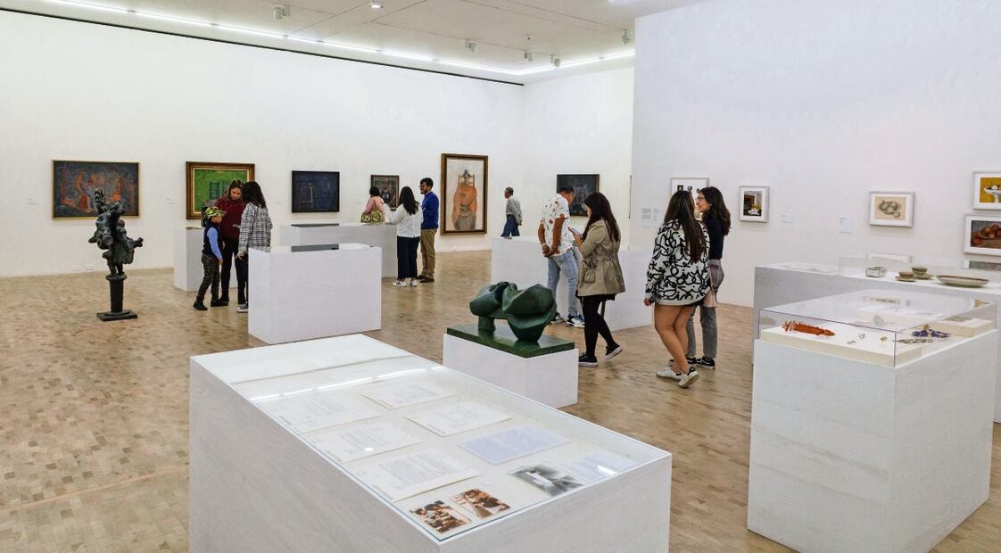 En la muestra hay poco más de 100 piezas, entre obra de los Tamayo, de artistas internacionales, documentos y objetos personales de la promotora. Foto: Yaretzy M. Osnaya. EL UNIVERSAL