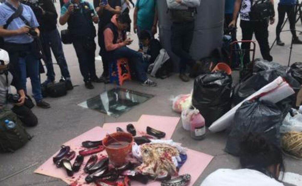 Colectivos elaboran un mapa gigante con motivo al Movimiento Estudiantil del 68