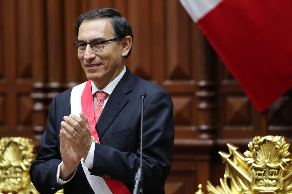 El ingeniero civil Martín Vizcarra asumió hoy la Presidencia de Perú (Foto: EFE)