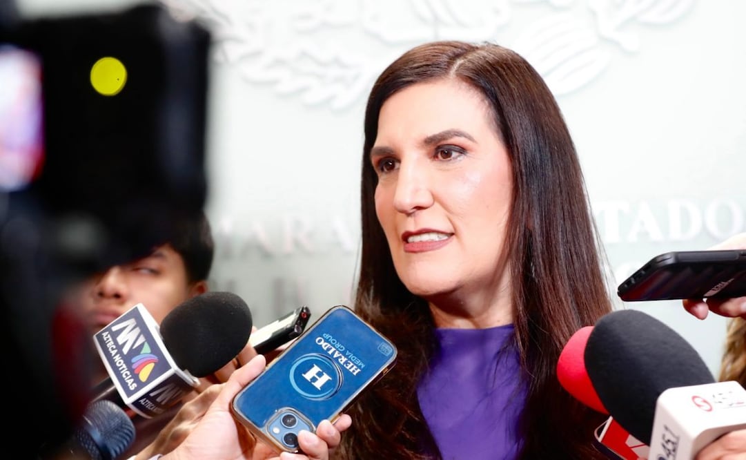 La presidenta de la Mesa Directiva de la Cámara de Diputados, Kenia López Rabadán. Foto: Especial