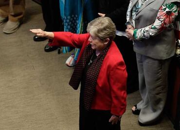 Alicia Bárcena rinde protesta como nueva titular de la Secretaría de Relaciones Exteriores