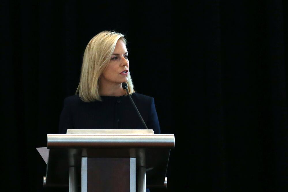 La secretaria de Seguridad Nacional estadounidense, Kirstjen Nielsen (Foto: AP)