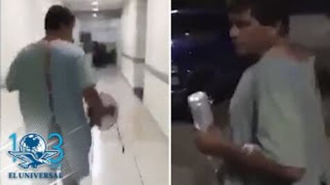 Abandona hospital con todo y suero por falta de atención 