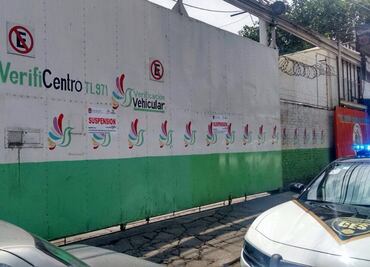 Clausuran verificentro en Tlalnepantla