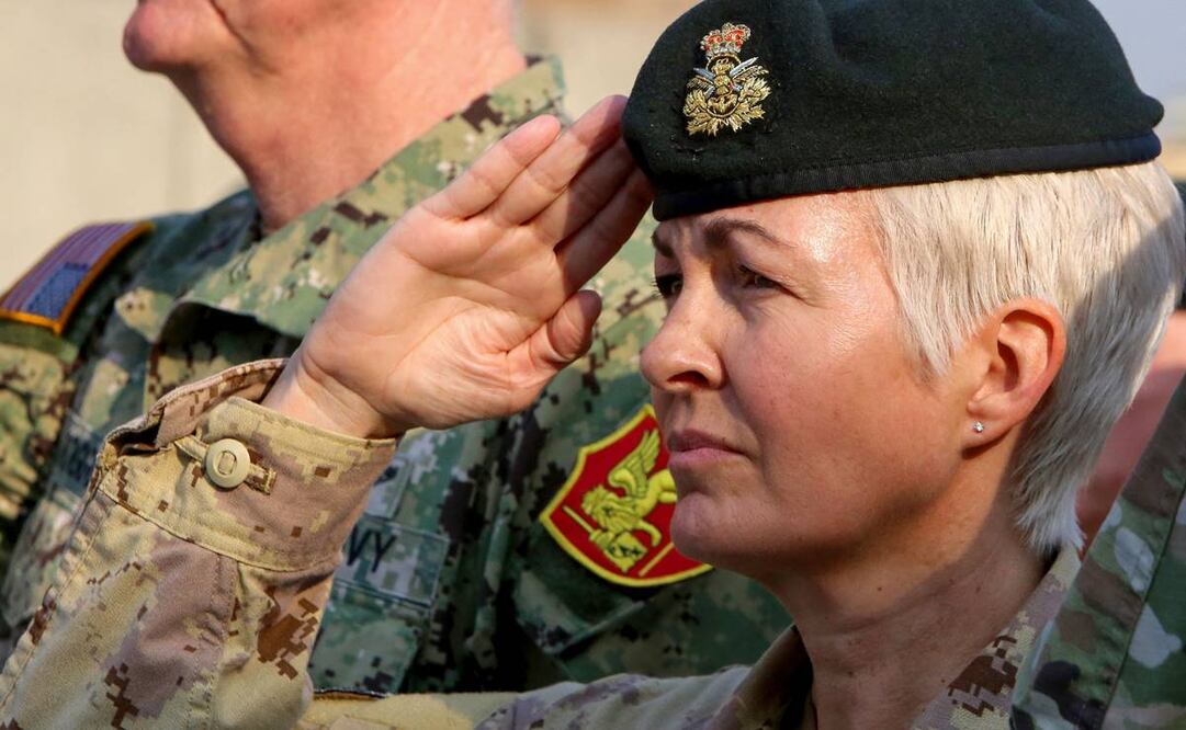 El primer ministro de Canadá anunció el 3 de julio de 2024 el próximo nombramiento de la teniente general Jennie Carignan como primera mujer el ejército. Foto: AFP