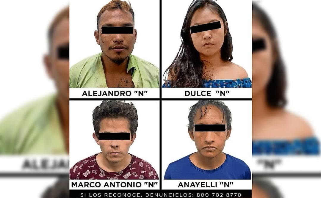 La fiscalía mexiquense detuvo a cuatro involucrados en crimen. Foto: Especial