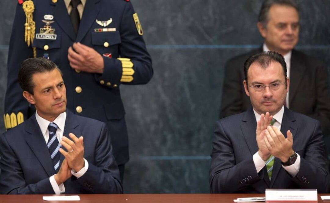 El expresidente Enrique Peña Nieto y el exsecretario de Relaciones Exteriores, Luis Videgaray (Foto: Archivo / EL UNIVERSAL)