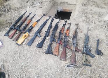 Hallan un arsenal completo bajo tierra en Camargo, Tamaulipas