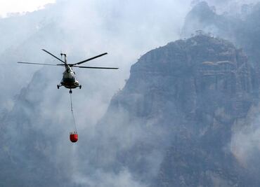 Incendio en el Tepozteco: "allá arriba se siente miedo", dice brigadista