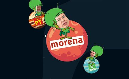 De ficheras, corcholatas y satélites