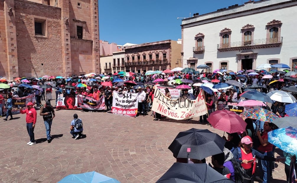 Protestas de la CNTE en Zacatecas. Foto: Diana Valdez / EL UNIVERSAL