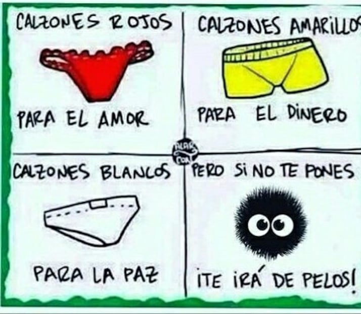 Calzones y memes para recibir el 2020