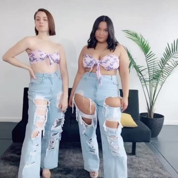 Mejores amigas usan las mismas prendas y demuestran que el estilo no tiene talla