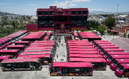 Hidalgo reestructura el Sistema de Transporte Metropolitano; pone en servicio 140 nuevas unidades