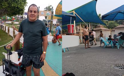 Captan a Cuauhtémoc Blanco en short y con hielera en parque acuático de Morelos; enfrenta acusaciones por intento de violación