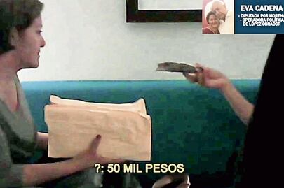 La “recaudadora” Eva Cadena volvió por más dinero