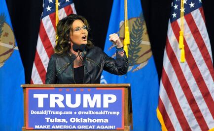 Sarah Palin refuerza campaña de Trump; da golpe a Cruz