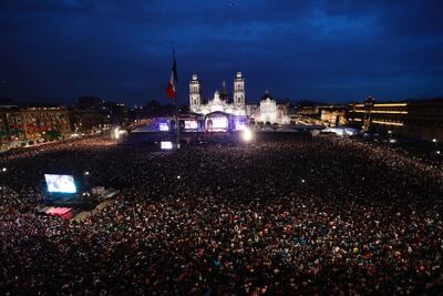 Estamos Unidos Mexicanos reúne a 170 mil personas