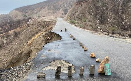 Depresión tropical "Enrique" causa lluvias y daños carreteros en BCS