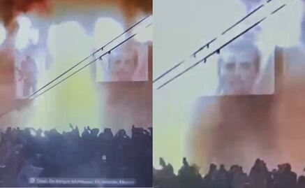 Otra vez en Michoacán, realizan homenaje a “El Mencho” en Tanhuato; acompañan con fuegos artificiales, banda y foto gigante